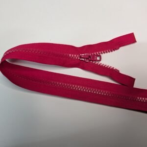 MAGENTA CHUNKY ZIP NO.5 PLASTIC OPEN & END - Length 15"
