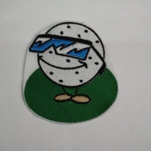 Golf Ball 2 - Iron On or Sew On Embroidered Patch Badge