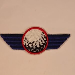 Golf Ball 3 - Iron On or Sew On Embroidered Patch Badge