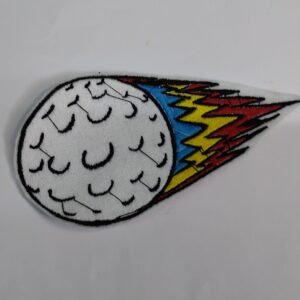 Golf Ball - Iron On or Sew On Embroidered Patch Badge