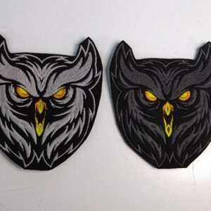 Owl Embroidered Patch, Sew-On or Iron-On Badge
