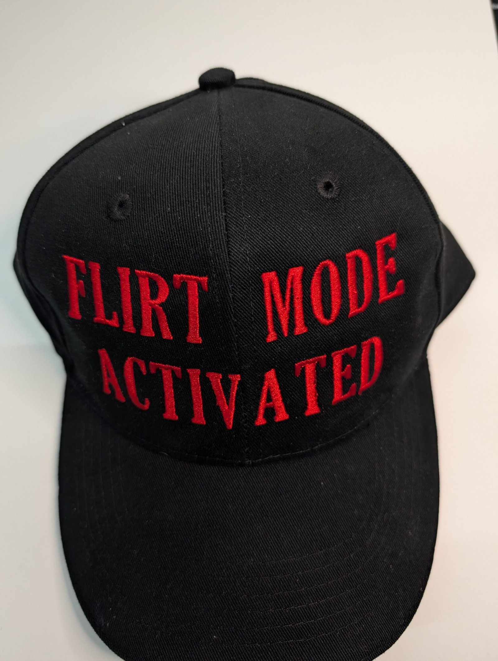 Flirt Mode Activated – EMBROIDERED CAP