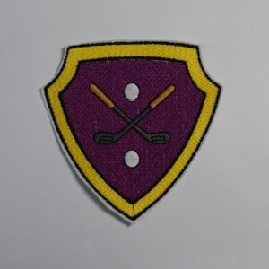 Golf Clubs 2 - Iron On or Sew On Embroidered Patch Badge