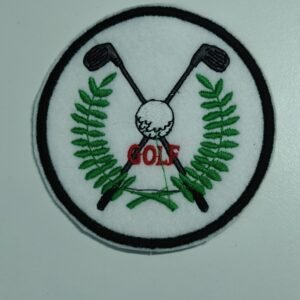 Golf Clubs 3 - Iron On or Sew On Embroidered Patch Badge