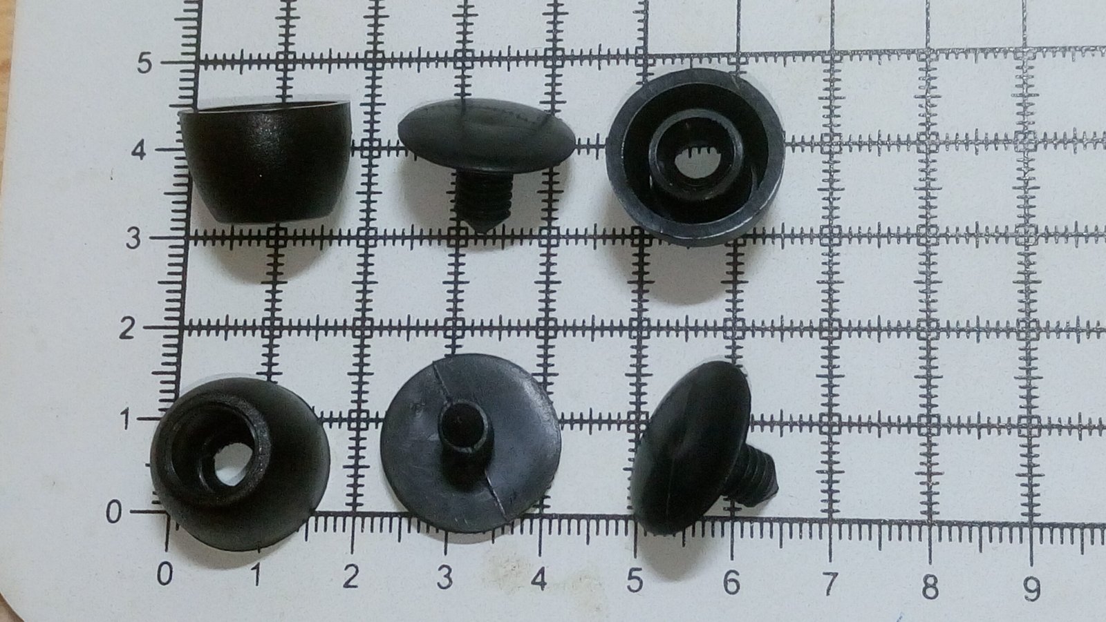 Plastic STUD feet MULTI PURPOSE 18mm Luggage,Bags, Rucksack, Camping foot