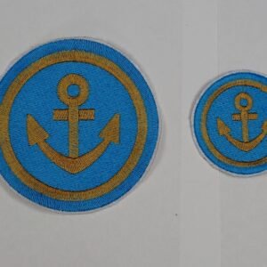 Anchor - Iron On or Sew On-Embroidered Patch Badge (2-size)