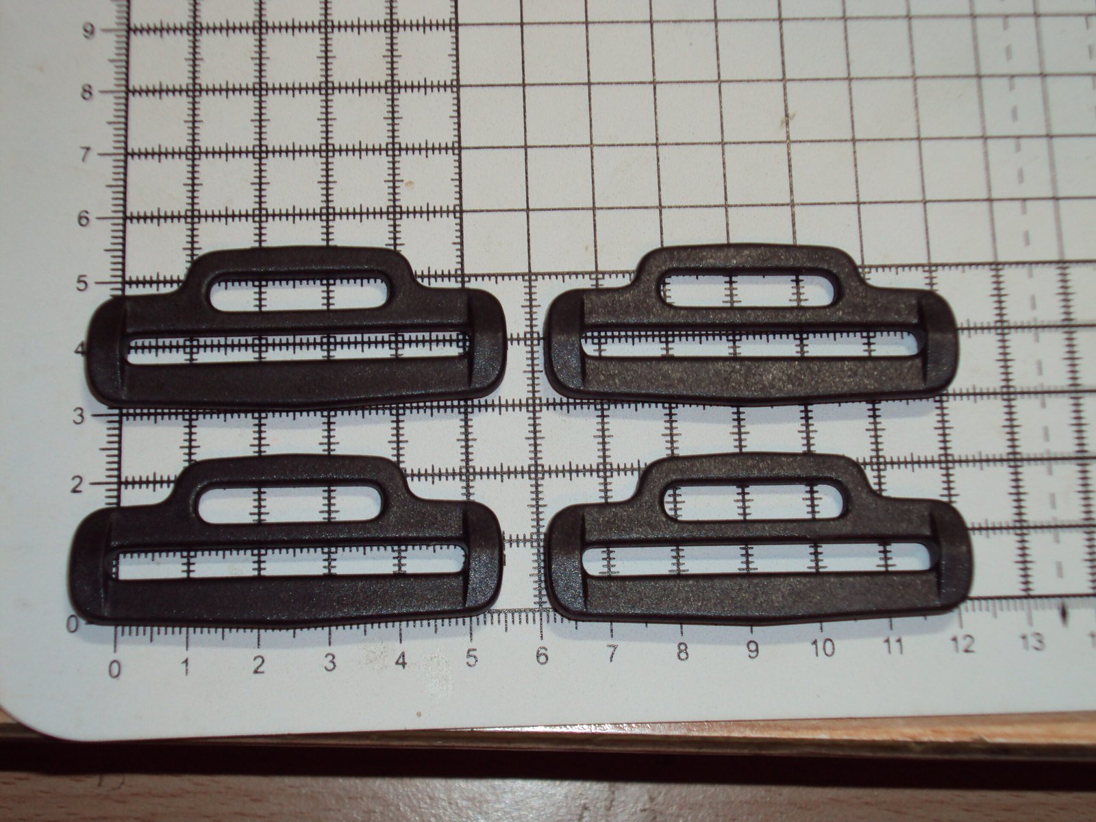 Webbing Strap Adaptors 25mm to 50mm – Plastic Adjuster Buckles Black