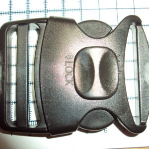 plastic side release buckle for 50mm webbing strap clip